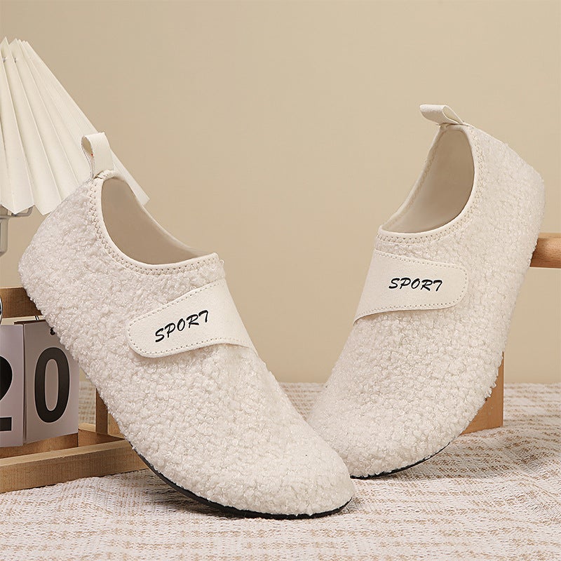 2025 Product For Couples, Daily Casual Travel Home Soft Non-Slip Lightweight Warm Plush Cotton Shoes - Image 3